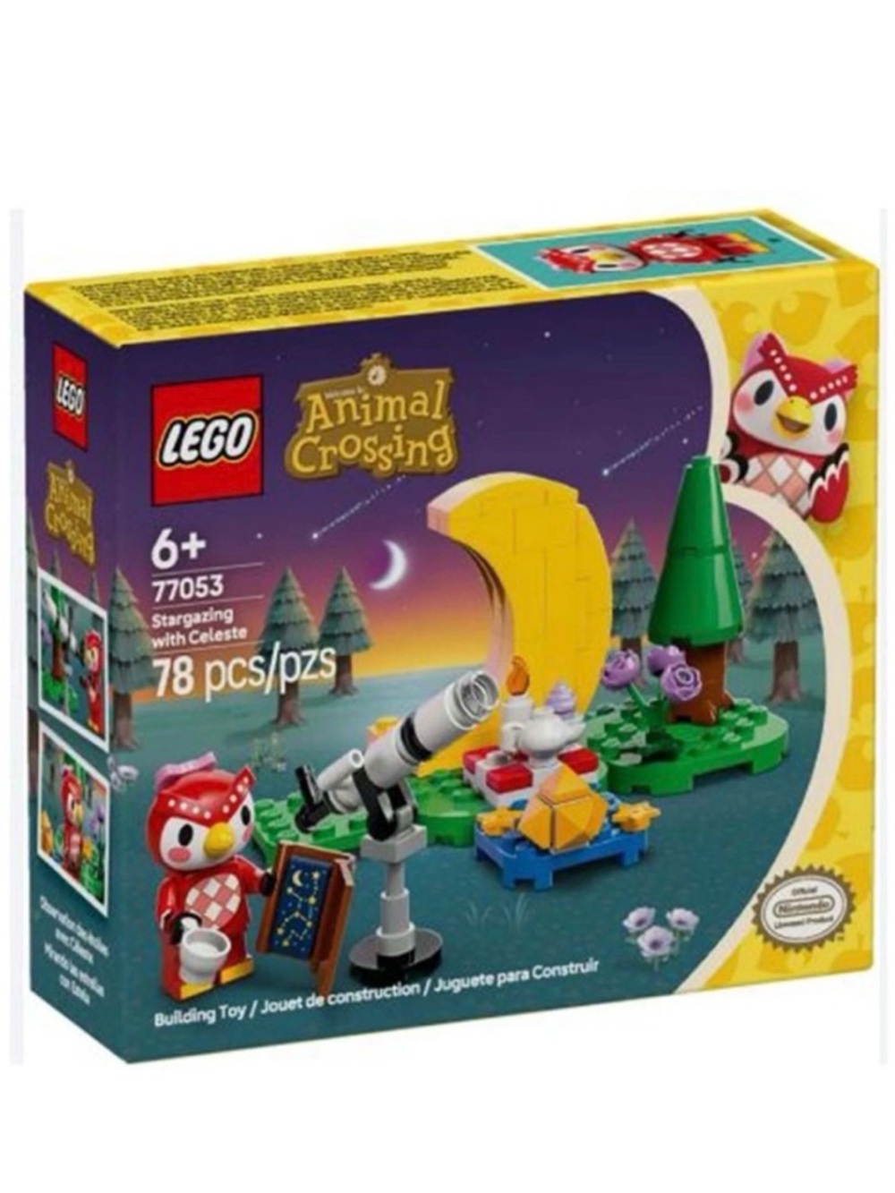 LEGO® Animal Crossing Stargazing With Celeste Building Set 77053 NEW